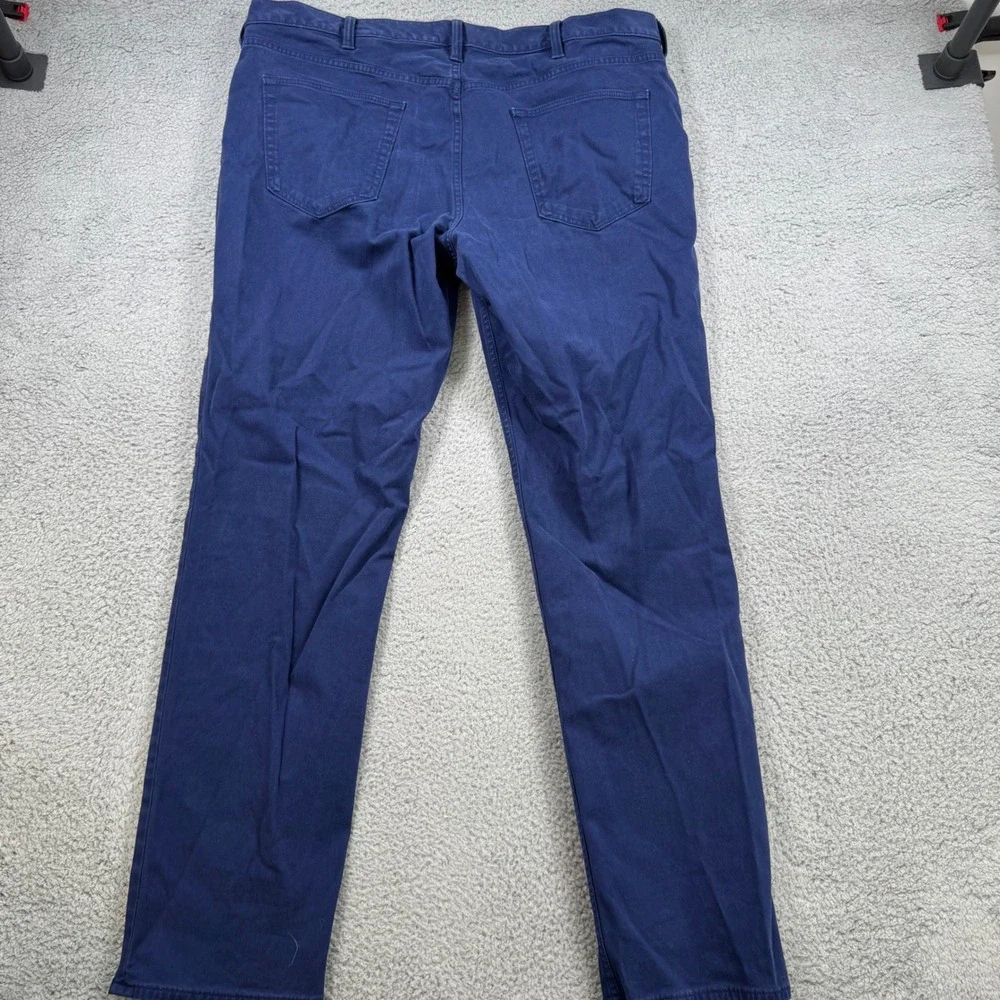 Banana Republic Traveler Slim Fit Blue Chinos Pants Mens‎ 40x33 Cotton Blend